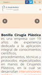 Mobile Screenshot of bonillacirugiaplastica.com